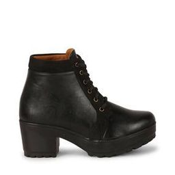 Round-Toe Ankle-Length Boots-image-81