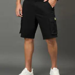 Men Regular Fit Cargo Shorts-picture-29