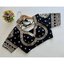 Women Embroidered Back-Open Blouse-picture-47