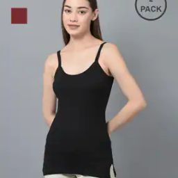 Pack of 2 Scoop-Neck Camisoles-image-88