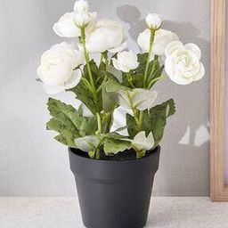 Corsica Artificial Rose Plant in Pot-image-64