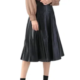 A-Line Panelled Skirt-image-1