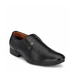 Slip-On Stacked Formal Shoes-image-93