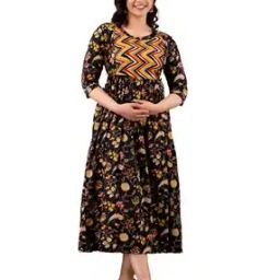Floral Print Fit & Flare Dress-image-85