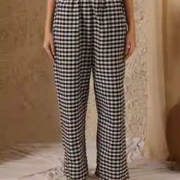 Women Flared Pyjamas with Elasticated Waist-47