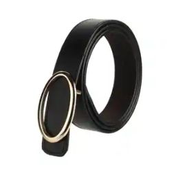 Belt with Oval Push-Pin Buckle-20