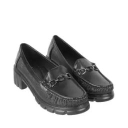 Women Patterned Round-Toe Bit Loafers-image-59