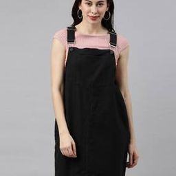 Pinafore Dress with Patch Pocket-image-8