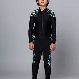 vector x Printed Swimsuit with Zip-Closure-picture-5