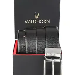 Men Leather Reversible Belt-image-5