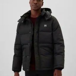 Men Quilted Regular Fit Hooded Puffer Jacket-picture-38