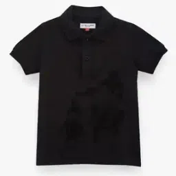 Boys Logo Print Regular Fit Polo T-Shirt-image-61