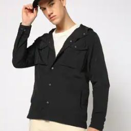 Men Regular Fit Hooded Jacket-picture-44