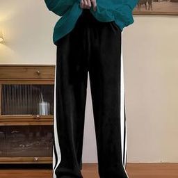 Men Colour-block Track Pants-image-70