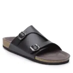 Slip-On Casual Sandals with Metal Accent-47