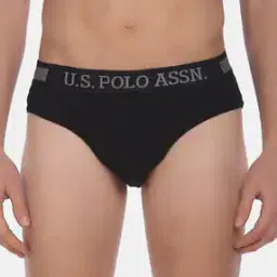 Brand Print Briefs with Elasticated Waist-image-37