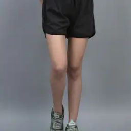 Knit Shorts with Elasticated Drawstring Waist-image-32