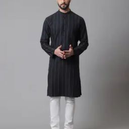 Striped Long Kurta-25