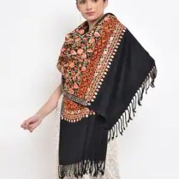 Acro Wool Kashmiri Embroidered Shawl-image-53