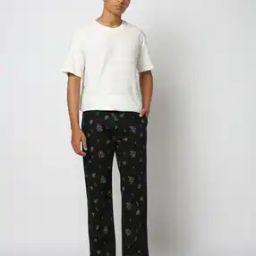 Men Floral Print Pyjamas with Insert Pockets-image-33