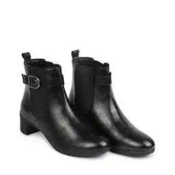 Ankle-Length Boots with Buckle Fastening-picture-9