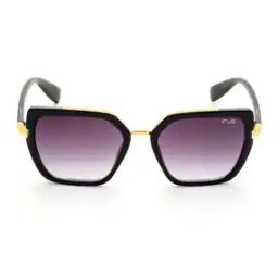 Unisex UV-Protected Rectangular Sunglasses-IRS1212C1SG-18