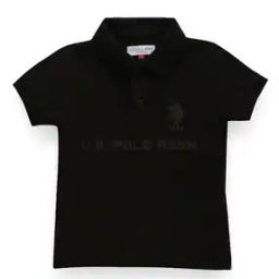 Boys Brand Print Regular Fit Polo T-Shirt-46