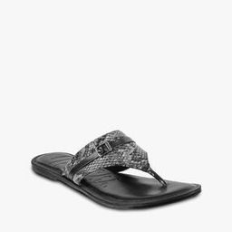 Textured Thong-strap Sandals-1