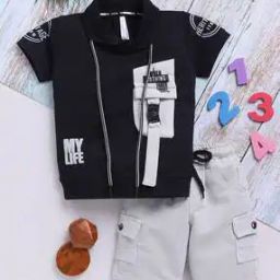 Boys Printed Shorts & T-Shirt Set-picture-12
