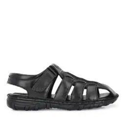 Strappy Sandals with Velcro Fastening-image-93