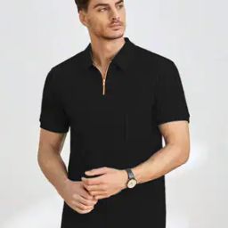 Men Striped Regular Fit Polo T-Shirt-image-83