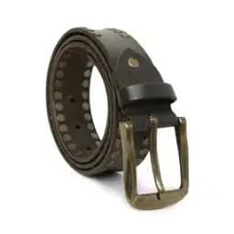 Men Leather Belt with Buckle Closure-image-59