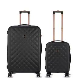 Set of 2 Fashionista Trolley Bag with TSA Lock (L|S)-7