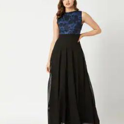 Floral Fit & Flare Dress-image-6