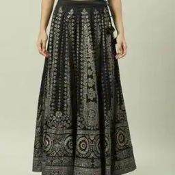 Women Printed Flared Skirt-picture-27