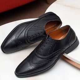Men Brogues with Genuine Leather Upper-image-57