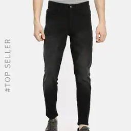 Men Mid-Wash Slim Fit Jeans-image-34