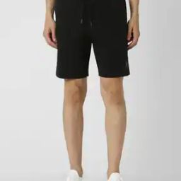Men Brand Print Flat-Front City Shorts-picture-22
