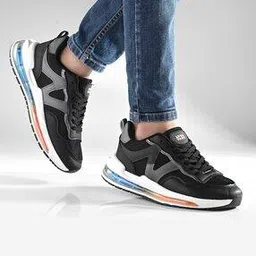 arbunore Men Mid-Wash Lace-Up Shoes-picture-0