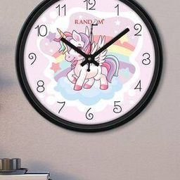 Graphic Print Round Wall Clock-26