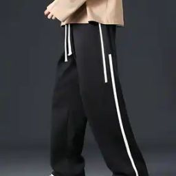 Men Track Pants with Elasticated Waistband-picture-16