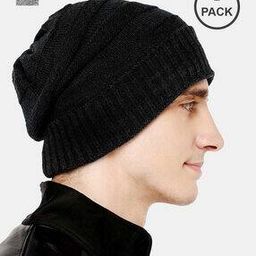 Pack of 2 Textured Beanies-picture-34