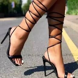 jm looks Women High Cone Heeled Sandals-picture-49