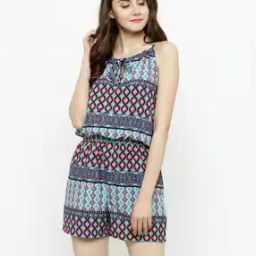 Women Geometric Print Jumpsuit-picture-29