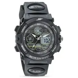 Men Water-Resistant Digital Watch-NS77116PP04W-image-65