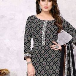 Geometric Print 1-Piece Unstitched Dress Material-picture-16