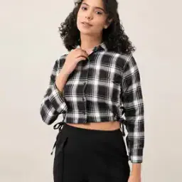 Women Checked Regular Fit Shirt-image-52