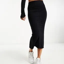 Women Seamless Sculpting Midi Tubular Skirt-image-69