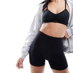 Women Seamless Sculpting Micro Legging Shorts-image-98