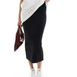 Women Seamless Sculpting Midi Tubular Skirt-image-98